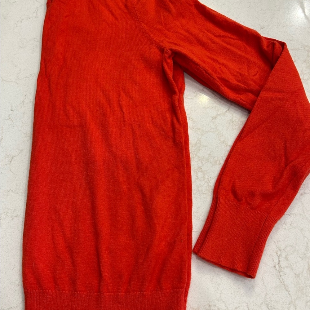 LOFT Fiery Red Knit Top